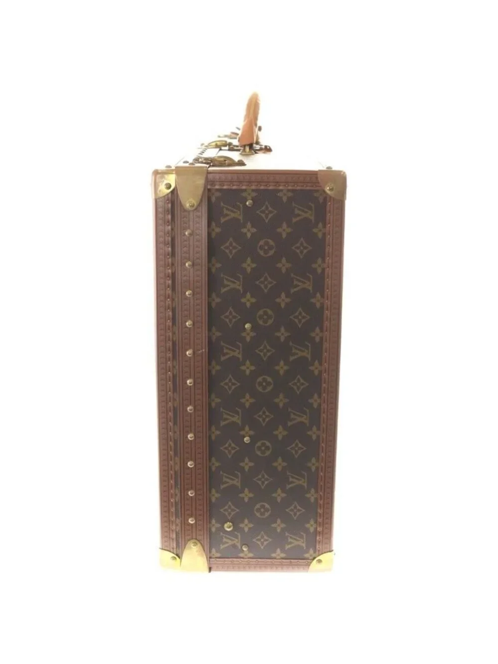 Louis Vuitton Monogram Stratos 70 Brown Trunk Suitcase Vintage
